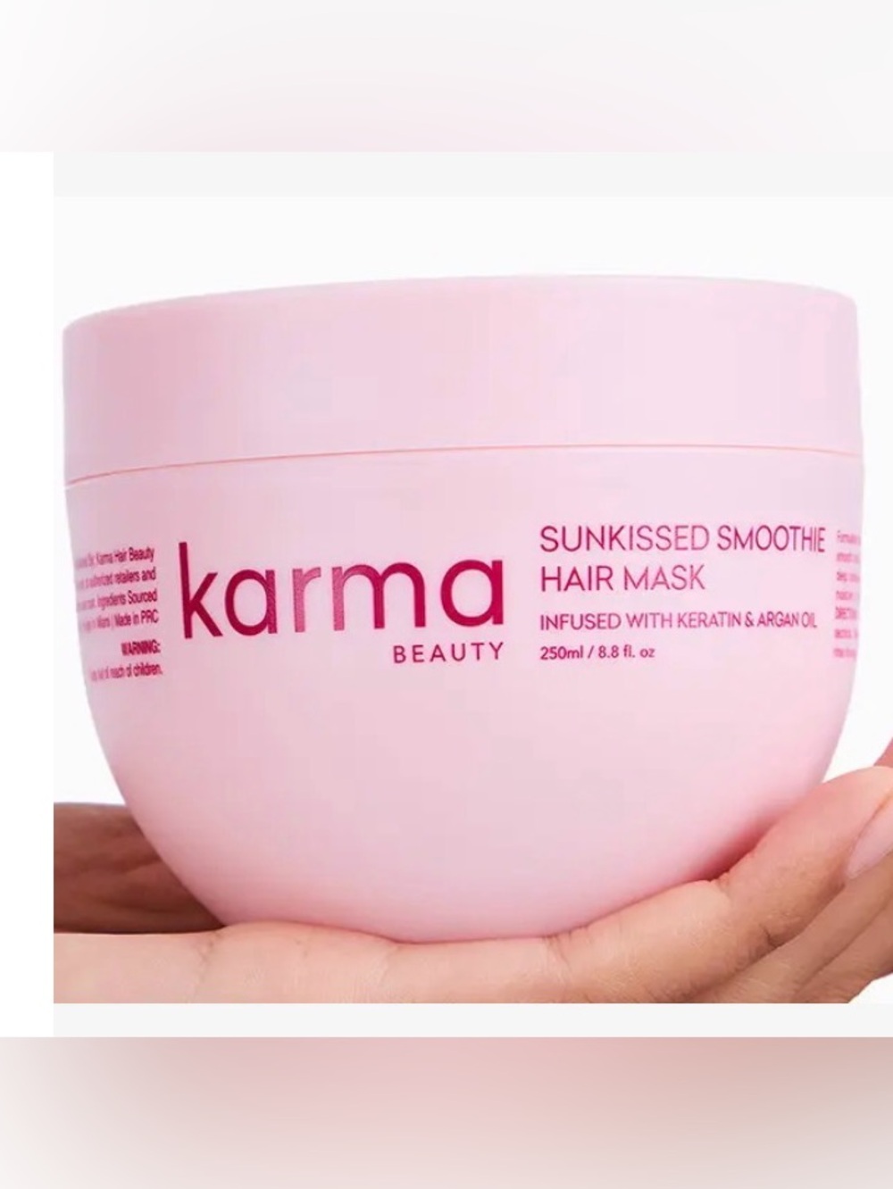 New Sunkissed Smoothie Hair Mask - Pink